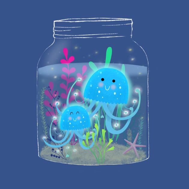 Vacation Memories With Jellyfish In A Jar by LittleBunnySunshine
