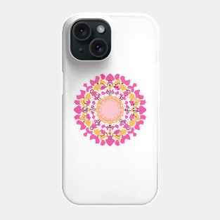 mandala Clamber drawingmandala Flutter stuffed Phone Case