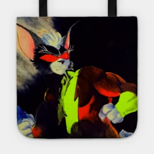 Cat superhero Tote