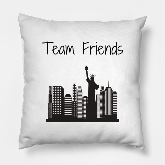 Friends/NYC Pillow by Said with wit