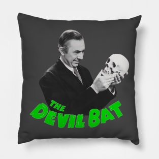 The Devil Bat - Bela Lugosi - Poverty Row Horror Pillow
