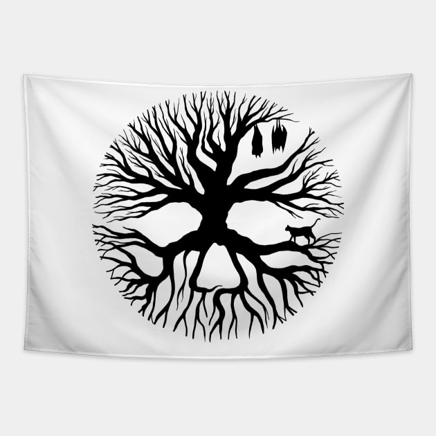 Tree of Death Tapestry by BunnyBomb