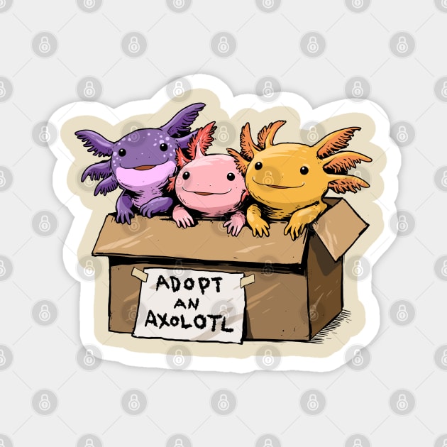 Adopt An Axolotl Magnet by GoshWow®