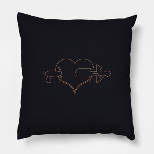 Awesome Line Art Design Pillow