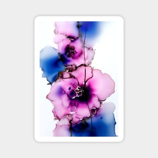 Blossoming Beauty - Abstract Alcohol Ink Art Magnet