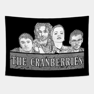 The cranberries // White Retro Tapestry