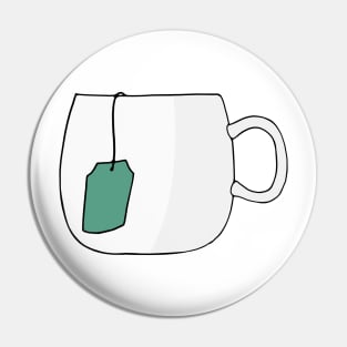 Tea Cup Hot Tea Mug Pin