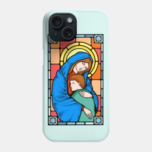 Virgin Mary Stained Glass Phone Case