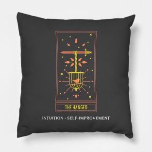 The Hanged, Intuition, Self-improvement Pillow