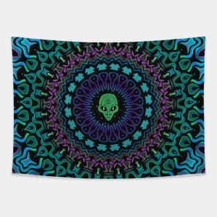 ALIENS Exist Kaleidoscope Tapestry