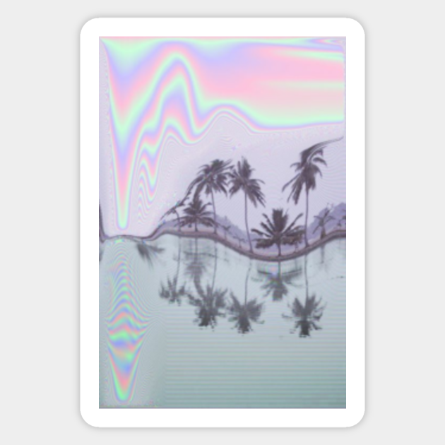 aesthetic beach aesthetic sticker teepublic