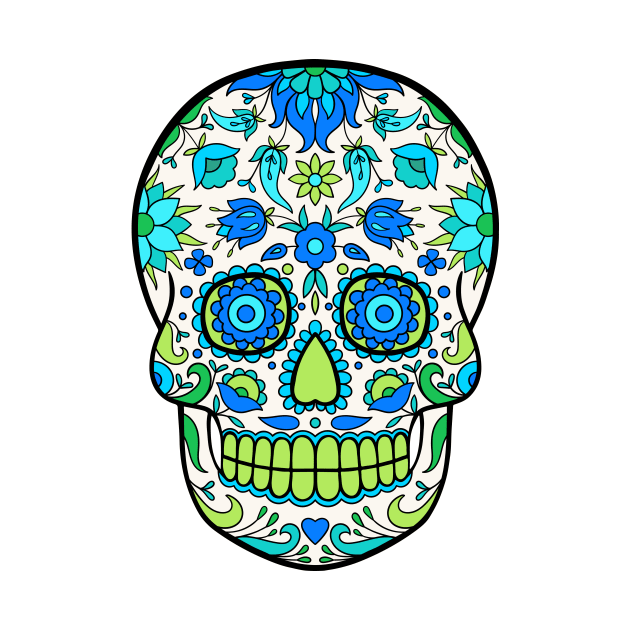 Sugar Skull Art by InshynaArt