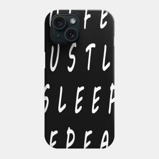 Coffee Hustle Sleep Repeat | Coffee lovers gift | coffee funny shirt Phone Case