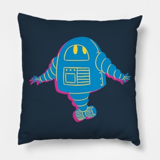 Blue Robo Pillow