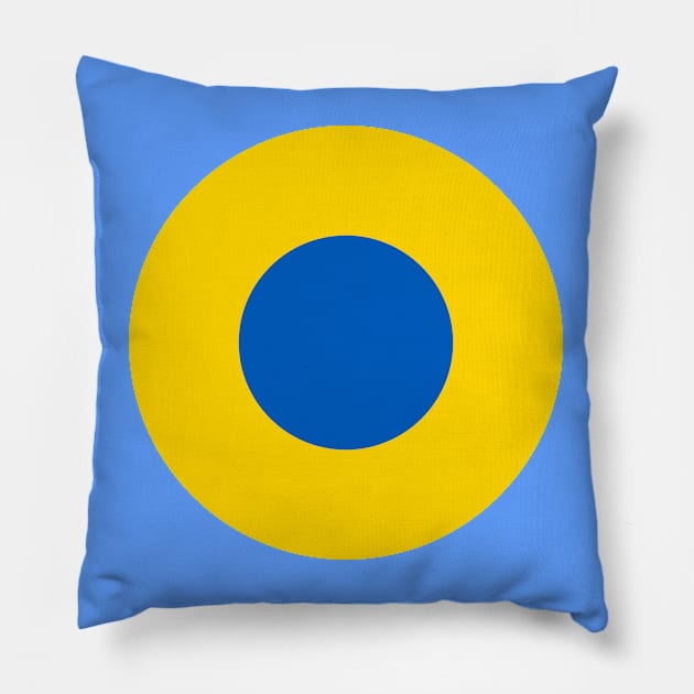 Ukraine Air Force Roundel Pillow by Lyvershop