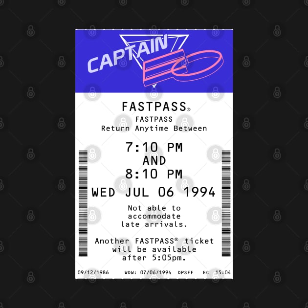 Captain EO Fastpass by Florida Project