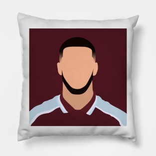 Saïd Benrahma Minimalistic Face Art Pillow