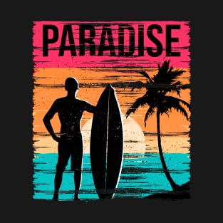 Surfing in a Paradise T-Shirt