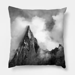 Aiguille du Dru, Valee de Chamonix, France Pillow