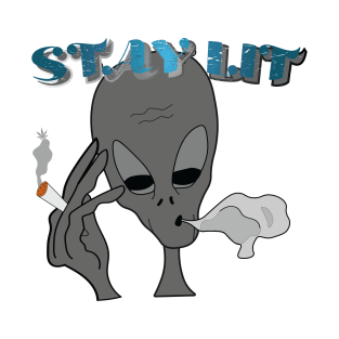 Alien "Stay Lit" T-Shirt