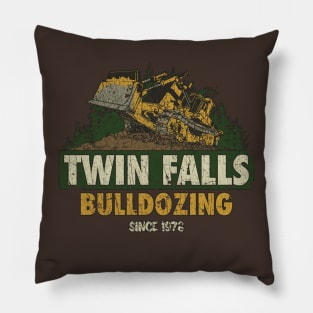 Twin Falls Bulldozing 1978 Pillow