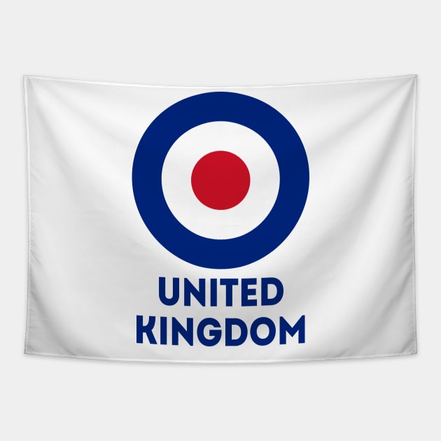 United Kingdom Military Roundel, RAF, Royal Air Force. Tapestry by VFR Zone