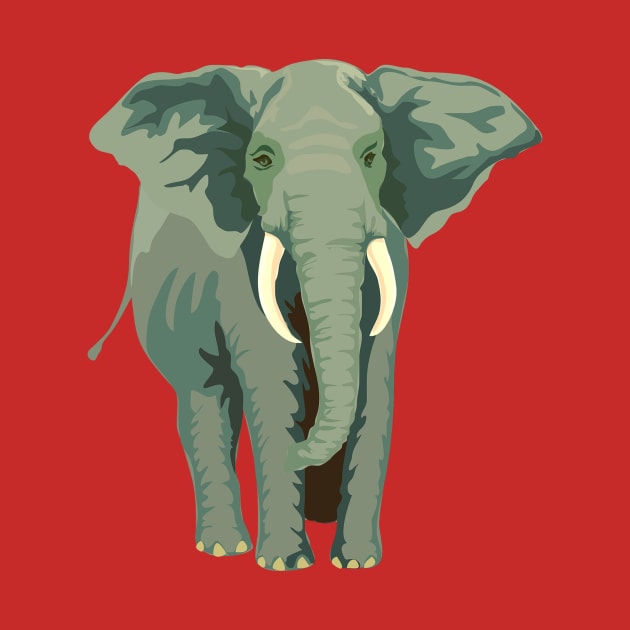 african elephant by creativeminds