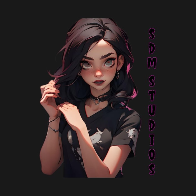 Goth Girl SDM STUDIOS by SDM STUDIOS