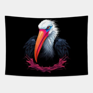 Stork Smiling Tapestry