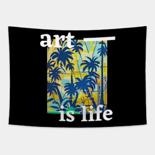 Art Is Life Tapestry