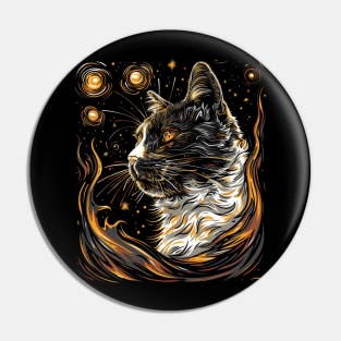 Catzilla Cat Strikes Back Pin