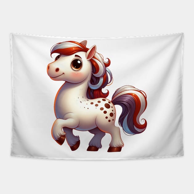 Cute Pony Tapestry by Dmytro