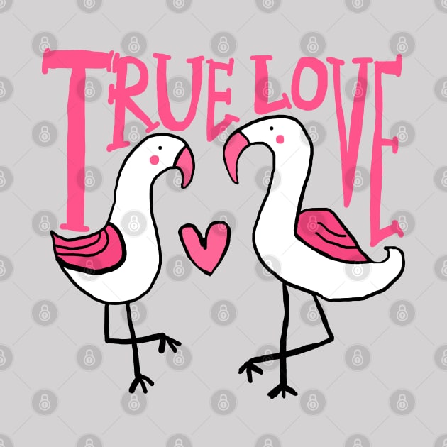 true love, flamingo by zzzozzo