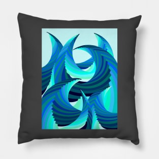 Graphic Waves Pillow