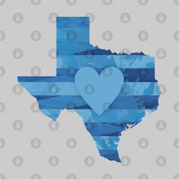 Texas Heart by Dale Preston Design