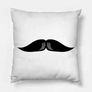 English Moustache Pillow