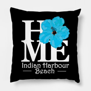 HOME Indian Harbour Beach Blue Hibiscus Pillow