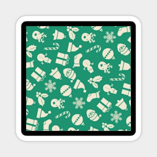 christmas trending pattern Magnet