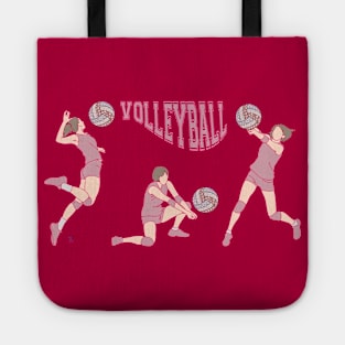 volleyball girls team Tote