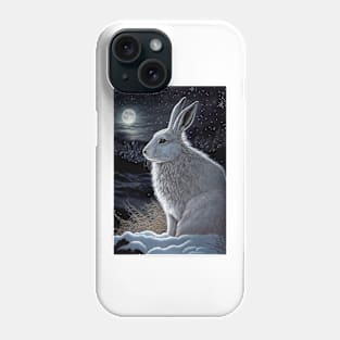 white hare 7 Phone Case