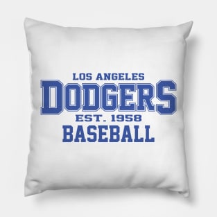 Dodgers Los Angeles Baseball Pillow