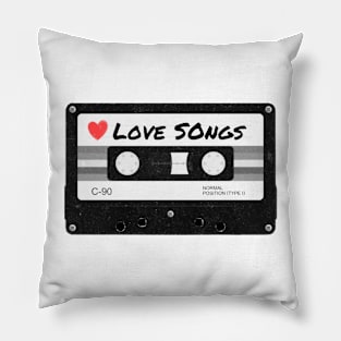 Heart Love Songs Mixtape Valentines Day Girlfriend Boyfriend Gift Pillow