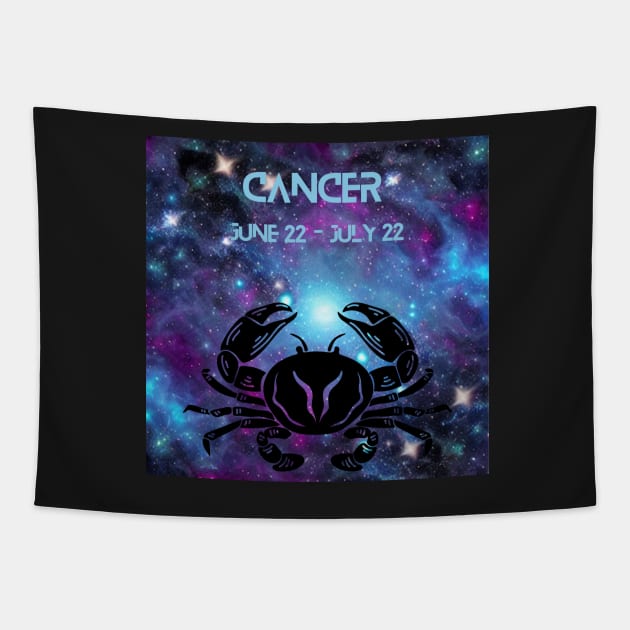 star sign Cancer Tapestry by FineArtworld7