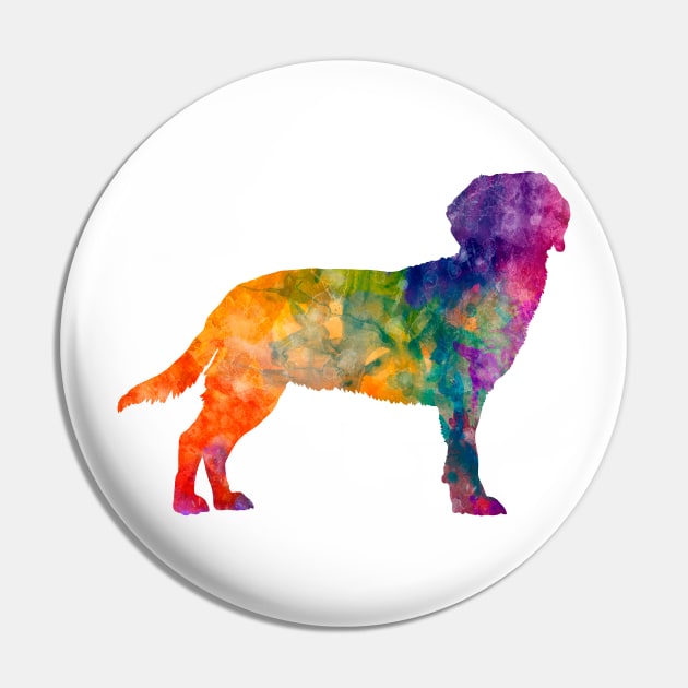 Tyrolean Hound in watercolor Pin by PaulrommerArt