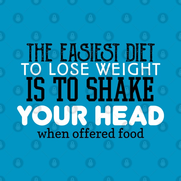 The Easiest Diet To Lose Weight Is To Shake Your Head when offered food by radeckari25