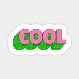 Cool Retro  Typography - Cool Magnet