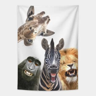 Jungle Animal Friends Tapestry