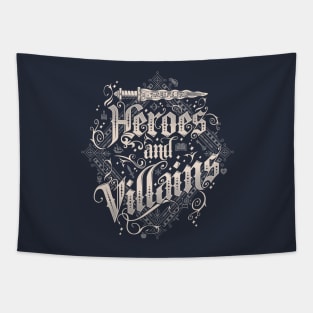 Heroes and Villains Tapestry