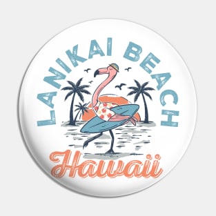 Lanikai Beach Hawaii Summer Pin