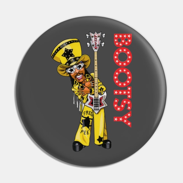 CARTOON BOOTSY COLLINS Pin by Official Bootsy Collins Merchandie